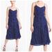 J. Crew Dresses | J. Crew Spaghetti Strap Dress In Polka Dot Silk | Color: Blue/White | Size: 8
