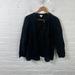 J. Crew Tops | J. Crew Women's Sequin Button Down Shirt Long Sleeve Black Size Medium | Color: Black | Size: M