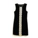 Jessica Simpson Dresses | Jessica Simpson Dress Navy Blue Shift Dress With Gold Detail Size 4 | Color: Blue | Size: 4