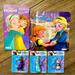 Disney Toys | Children’s Frozen Books & Keychains Bundle | Color: Blue/Purple | Size: Osg