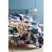 Anthropologie Bedding | Anthropologie Cassie Byrnes King Quilt Reversible Multicolor Floral / Blue White | Color: Blue | Size: King