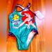 Disney Swim | Disney The Little Mermaid Girls One Piece Bathing Suit | Color: Green | Size: 2tg