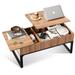 Lift Top Coffee Table for Living Room,Modern Wood Coffee Table with Storage,Hidden Compartment and Drawer for Apartment