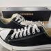 Converse Shoes | Converse Chuck Taylor All Star Unisex Ox Low Top Black Sneakers | Color: Black | Size: 9.5