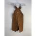 Carhartt One Pieces | Carhartt Brown Baby One-Piece Overalls 9-12 Months | Color: Brown | Size: 9-12mb