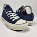 Converse Shoes | Converse All Star Blue Low Top Double Tongue Shoes Women Size 7 | Color: Blue/White | Size: 7