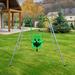 Toddler Baby Swing Set Indoor Outdoor Folding Metal Swing Frame - N/A