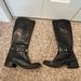 Michael Kors Shoes | Michael Kors Black & Silver Boots Size 8.5 | Color: Black/Silver | Size: 8.5