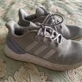 Adidas Shoes | Girls Adidas Tennis Shoes- Size 4 | Color: Gray | Size: 4bb