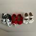 Converse Shoes | 3 Pairs Baby Shoes | Color: Black/Red/White | Size: 0bb