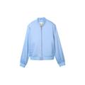 Tom Tailor feminine bomber collar jacket Damen light fjord blue, Gr. XXL, Polyester, Jacken outdoor