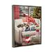 The Holiday Aisle® Pets On Holiday Couch On Canvas Print Canvas in Blue/Red/Yellow | 21 H x 17 W x 1.7 D in | Wayfair