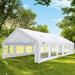 Himimi 20 Ft. W x 40 Ft. D Metal Party Tent Metal/Soft-top in White | 124.02 H x 236.22 W x 472.44 D in | Wayfair US01+CBC180690