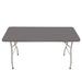 Hampden Furnishings Rectangular Portable Banquet Table Plastic/Resin in Gray | 29.5 H x 72 W x 30 D in | Wayfair HMDST3072CH