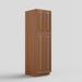 HOMEIBRO 96" Kitchen Pantry Cabinet w/ Adjustable Shelves Wood in Brown | 96 H x 24 W x 24 D in | Wayfair CS-U249624-WF