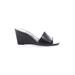 Jeffrey Campbell Wedges: Black Solid Shoes - Women's Size 7 1/2 - Open Toe