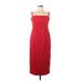 Fame And Partners Casual Dress: Red Dresses - Women's Size 10