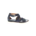 Sofft Sandals: Blue Print Shoes - Women's Size 7 - Open Toe
