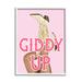 Stupell Industries Giddy Up Cowgirl Phrase On Canvas by Ziwei Li Canvas | 14 H x 11 W x 1.5 D in | Wayfair ba-178_gff_11x14