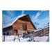 Stupell Industries Winter Log Cabin Photography by Beth Sheriden Wood in Brown | 10 H x 15 W x 0.5 D in | Wayfair az-320_wd_10x15