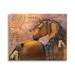 Stupell Industries Az-052-Canvas Kiowa Gold Stallion On Canvas by Laurie Prindle Print Metal in Brown | 30 H x 40 W x 1.5 D in | Wayfair