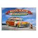 Stupell Industries Az-032-Framed Kool Kats Beach On Canvas by Larry Grossman Print Canvas in Blue/Gray/Red | 13 H x 19 W x 0.5 D in | Wayfair