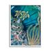 Stupell Industries Az-952-Framed Modern Sea Life Patterns On Canvas by Amy Tieman Print Canvas in Blue | 30 H x 24 W x 1.5 D in | Wayfair