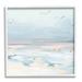 Stupell Industries az-941-Framed Pastel Coastal Landscape by June Erica Vess Floater Frame Print on Canvas in Blue | 17 H x 17 W x 1.5 D in | Wayfair