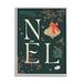 Stupell Industries Ba-841-Framed Noel w/ Holiday Ornament Framed On Wood by Lil' Rue Print Wood in Brown/Green | 30 H x 24 W x 1.5 D in | Wayfair