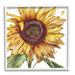 Stupell Industries Bb-105-Framed Modern Country Sunflower Framed On Wood Print Wood in Brown/Green/Yellow | 24 H x 24 W x 1.5 D in | Wayfair