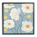 Stupell Industries Bb-098-Framed Poppies w/ Trellis Pattern Framed On by Levison Design Print in Blue/Brown/White | 24 H x 24 W x 1.5 D in | Wayfair