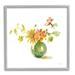 Stupell Industries Bb-313-Framed Summer Serenade Bouquet Framed On Wood by Danhui Nai Print Wood in Brown/White | 17 H x 17 W x 1.5 D in | Wayfair