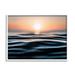 Stupell Industries Abstract Sunlit Ripples Framed On Wood by Jared Kreiss Print Wood in Blue/Brown/Orange | 11 H x 14 W x 1.5 D in | Wayfair