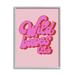Stupell Industries Groovy Wild Babes Club Framed On Wood by LulusimonSTUDIO Textual Art Wood in Brown/Pink | 14 H x 11 W x 1.5 D in | Wayfair