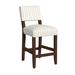 Red Barrel Studio® Open Back Counter Stool Wood/Upholstered in Brown | 38.5 H x 18.5 W x 23 D in | Wayfair E1D09E8CD53B4B69A8C8C1CDAAD9D178