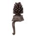 The Holiday Aisle® Iron Stocking Holder Metal in Brown | 7.7 H x 2.8 W in | Wayfair E46147FB33C944C9AE9633D36334188A