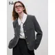 FSLE-Veste en tweed de laine de style français pour femme veste de bureau pour femme combb