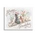 The Holiday Aisle® Happy Pawliday Dogs Metal in Gray | 30 H x 40 W in | Wayfair A1801972042F465C92FC61D7D1583059
