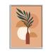 Stupell Industries Botanical Leaf & Shapes On Wood by Arctic Frame Wood in Brown | 30 H x 24 W x 1.5 D in | Wayfair az-282_gff_24x30