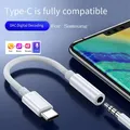 USB TypeC a 3.5mm Jack per auricolari adattatore Audio digitale cavo convertitore Aux per cuffie per Samsung Note S22 21 20 10 Huawei Xiaomi