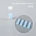Kit de cure-oreilles en silicone souple dissolvant d'avertissement nettoyeur d'oreille cuillère