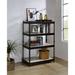 Latitude Run® Ryo Bookshelf Metal in Brown | 48 H x 32 W x 17 D in | Wayfair 7C0C68D959E745A18D01A652E959EEF5