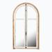 August Grove® Frink Wood Window Pane Wall Mirror Wood in Brown | 48 H x 27.6 W x 2.8 D in | Wayfair CD904F840CAB4E7183251E25BF516397