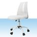 Inbox Zero Rudden Office Chair Upholstered/Metal in Pink/Gray/Blue | 32.5 H x 22.4 W x 22.4 D in | Wayfair 224352CEB3C141C9B1DAFCE0839BB69E