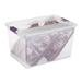 Sterilite Clear View Storage Container Tote w/Latching Lid Plastic in Indigo/White | 18,66 Quart | Wayfair 18 x 17571706