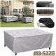 Housse de protection imperméable pour meubles de jardin anti-poussière protège de la pluie et de
