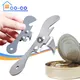 Jar Opener Polished Stainless Steel Finishwith Stainless Steel Easy Multi-function Can Opener Opener