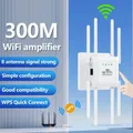 300Mbps WiFi Repeater 2.4Ghz Router Wireless Booster Amplifier Network Extender 8 Antennas Wireless