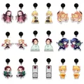 Fish Hook Earrings Demon Slayer Kimetsu No Yaiba Drop Dangle Earring for Kamado Tanjirou Character