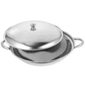 Pot Kitchen Things Stainless Steel Saute Pan Anti-spill Faicet Cooking with Handle for Cooking Pot